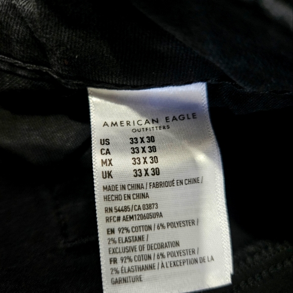 Mens Ne(x)t level jeans black 33x 30 - Picture 3 of 3